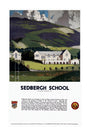 'Sedburgh School, Yorkshire', LMS poster, 1923-1947. unstretched canvas extra large none Art Print - Science Museum Shop