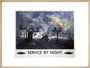 'Service by Night', BR poster, 1955. art print large natural Art Print - Science Museum Shop
