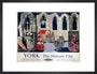 'York', BR poster, 1954. art print medium black Art Print - Science Museum Shop