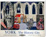 'York', BR poster, 1954. stretched canvas extra large none Art Print - Science Museum Shop