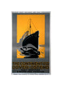 'The Continent via Dover - Ostend', Belgian State Railways poster, c 1920s. unstretched canvas small none Art Print - Science Museum Shop