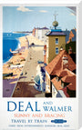 'Deal and Walmer', BR (SR) poster, 1952. stretched canvas extra large none Art Print - Science Museum Shop