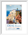 'Deal and Walmer', BR (SR) poster, 1952. art print extra small white Art Print - Science Museum Shop