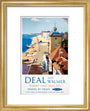'Deal and Walmer', BR (SR) poster, 1952. art print extra small gold Art Print - Science Museum Shop