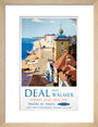 'Deal and Walmer', BR (SR) poster, 1952. art print small natural Art Print - Science Museum Shop