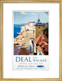'Deal and Walmer', BR (SR) poster, 1952. art print medium gold Art Print - Science Museum Shop