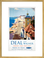'Deal and Walmer', BR (SR) poster, 1952. art print large gold Art Print - Science Museum Shop