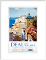 'Deal and Walmer', BR (SR) poster, 1952. art print extra large white Art Print - Science Museum Shop