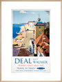 'Deal and Walmer', BR (SR) poster, 1952. art print extra large natural Art Print - Science Museum Shop