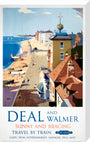 'Deal and Walmer', BR (SR) poster, 1952. stretched canvas large none Art Print - Science Museum Shop