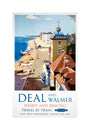'Deal and Walmer', BR (SR) poster, 1952. unstretched canvas medium none Art Print - Science Museum Shop