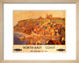 'North-East Coast', BR poster, c 1950s. art print extra small natural Art Print - Science Museum Shop