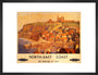 'North-East Coast', BR poster, c 1950s. art print medium black Art Print - Science Museum Shop