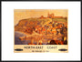 'North-East Coast', BR poster, c 1950s. art print extra large black Art Print - Science Museum Shop