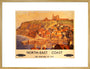 'North-East Coast', BR poster, c 1950s. art print extra large gold Art Print - Science Museum Shop