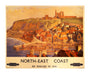 'North-East Coast', BR poster, c 1950s. unstretched canvas extra large none Art Print - Science Museum Shop