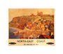 'North-East Coast', BR poster, c 1950s. unstretched canvas small none Art Print - Science Museum Shop
