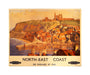 'North-East Coast', BR poster, c 1950s. unstretched canvas medium none Art Print - Science Museum Shop
