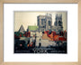 'York', LNER poster, 1923-1947. art print extra small natural Art Print - Science Museum Shop