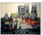 'York', LNER poster, 1923-1947. stretched canvas medium none Art Print - Science Museum Shop