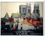 'York', LNER poster, 1923-1947. stretched canvas extra large none Art Print - Science Museum Shop