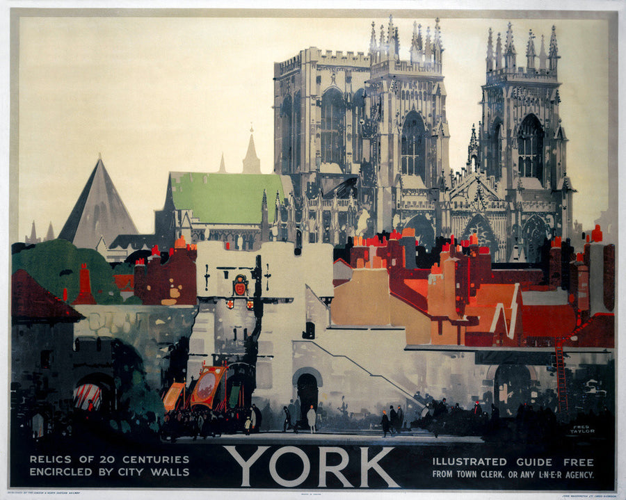 'York', LNER poster, 1923-1947. Art Print - Science Museum Shop