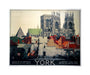 'York', LNER poster, 1923-1947. unstretched canvas medium none Art Print - Science Museum Shop