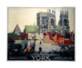 'York', LNER poster, 1923-1947. unstretched canvas large none Art Print - Science Museum Shop