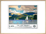 'The Lake District - Windermere from Bowness', LMS poster, 1923-1947. art print large natural Art Print - Science Museum Shop