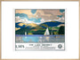 'The Lake District - Windermere from Bowness', LMS poster, 1923-1947. art print extra large natural Art Print - Science Museum Shop