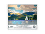 'The Lake District - Windermere from Bowness', LMS poster, 1923-1947. art print extra large none Art Print - Science Museum Shop