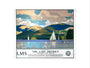 'The Lake District - Windermere from Bowness', LMS poster, 1923-1947. art print small none Art Print - Science Museum Shop