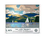 'The Lake District - Windermere from Bowness', LMS poster, 1923-1947. unstretched canvas medium none Art Print - Science Museum Shop