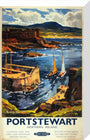 BR(LMR) poster. 'Portstewart - Northern Ireland stretched canvas medium none Art Print - Science Museum Shop
