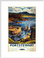 BR(LMR) poster. 'Portstewart - Northern Ireland art print extra large white Art Print - Science Museum Shop