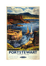 BR(LMR) poster. 'Portstewart - Northern Ireland unstretched canvas medium none Art Print - Science Museum Shop