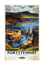 BR(LMR) poster. 'Portstewart - Northern Ireland unstretched canvas large none Art Print - Science Museum Shop