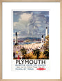 'Plymouth', BR poster, 1948-1965. art print medium natural Art Print - Science Museum Shop