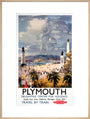 'Plymouth', BR poster, 1948-1965. art print extra large natural Art Print - Science Museum Shop