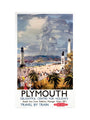 'Plymouth', BR poster, 1948-1965. art print small none Art Print - Science Museum Shop
