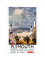 'Plymouth', BR poster, 1948-1965. art print medium none Art Print - Science Museum Shop