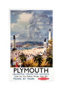 'Plymouth', BR poster, 1948-1965. unstretched canvas medium none Art Print - Science Museum Shop