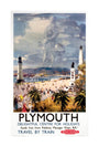'Plymouth', BR poster, 1948-1965. unstretched canvas large none Art Print - Science Museum Shop