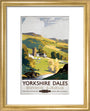 'Yorkshire Dales', BR (NER) poster, 1953. art print extra small gold Art Print - Science Museum Shop