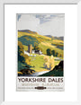 'Yorkshire Dales', BR (NER) poster, 1953. art print small white Art Print - Science Museum Shop