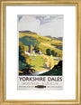 'Yorkshire Dales', BR (NER) poster, 1953. art print small gold Art Print - Science Museum Shop