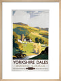 'Yorkshire Dales', BR (NER) poster, 1953. art print medium natural Art Print - Science Museum Shop