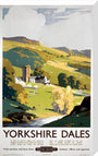 'Yorkshire Dales', BR (NER) poster, 1953. stretched canvas large none Art Print - Science Museum Shop