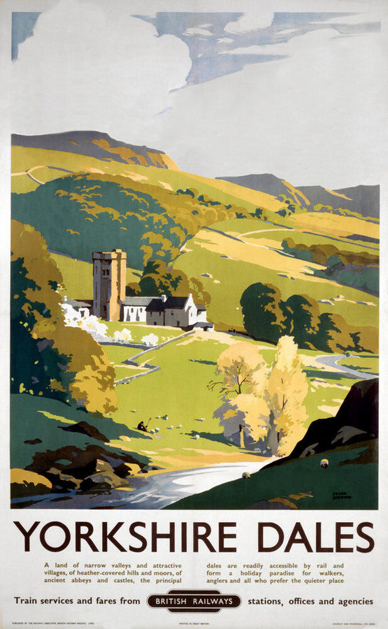 'Yorkshire Dales', BR (NER) poster, 1953. Art Print - Science Museum Shop