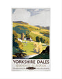 'Yorkshire Dales', BR (NER) poster, 1953. art print extra small none Art Print - Science Museum Shop